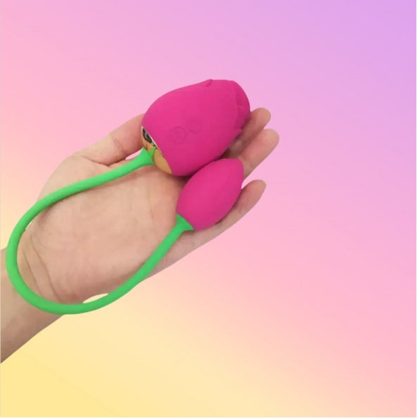FairyRose | Vibromasseur suceur rose super silencieux avec œuf