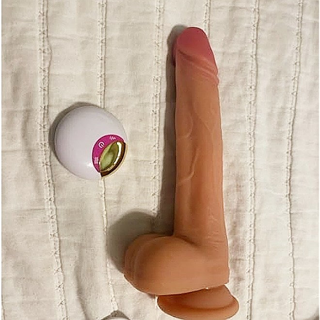 ActiveTiger - Gode réaliste vibrant 4 en 1 en silicone mains libres de 8,7 pouces
