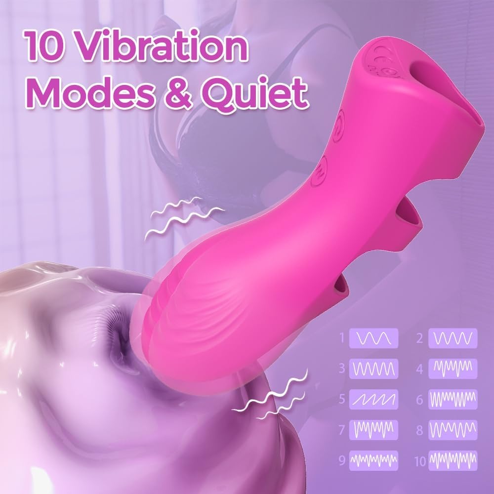 Jouet sexuel chauffant pour les doigts et le clitoris, point G, mamelon, papillon, pour femmes ou couples