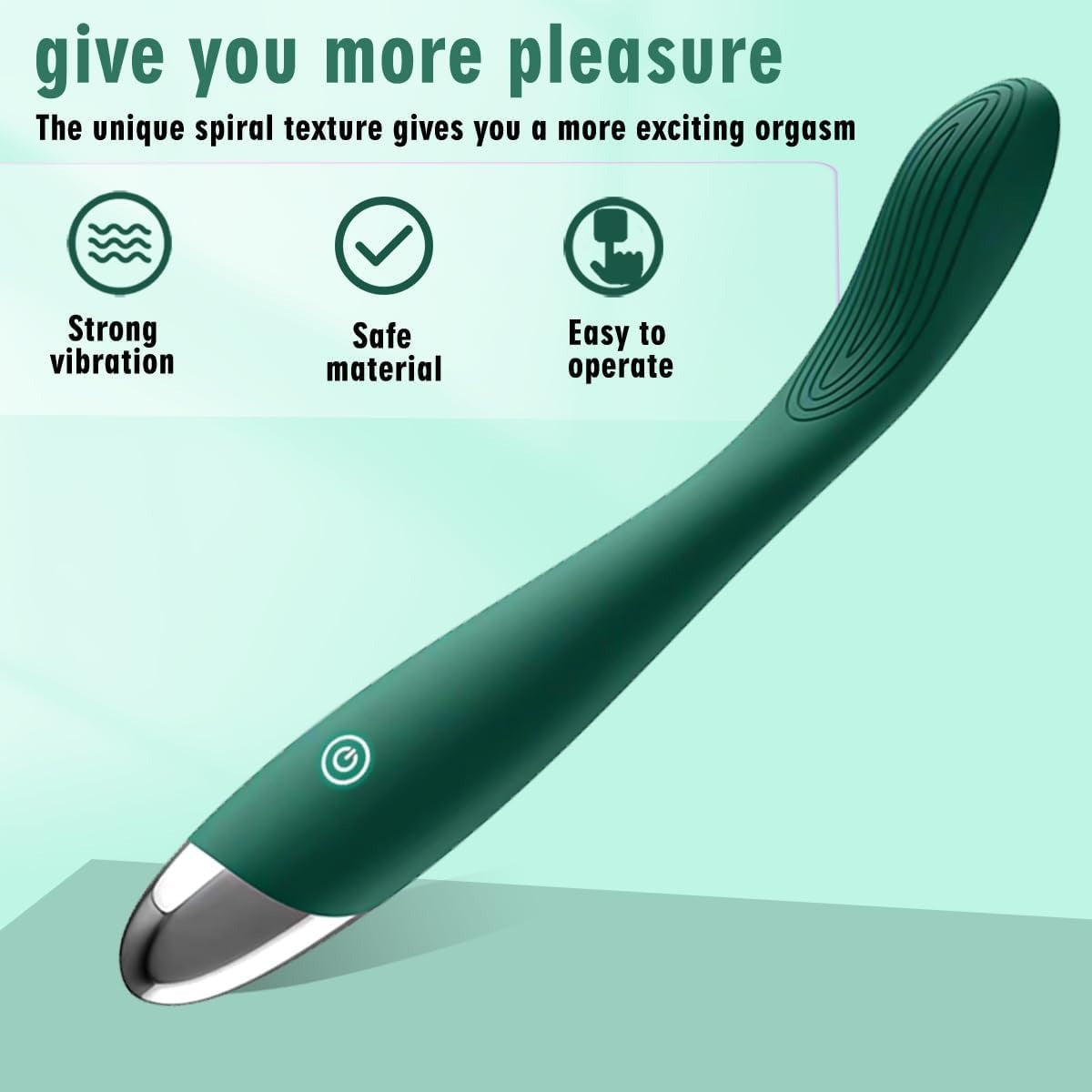 Vibromasseur clitoridien et point G SpoonMe, stimulateur de mamelons et de doigts