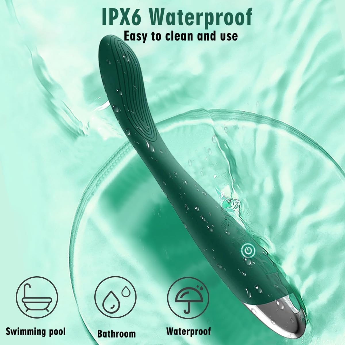 Vibromasseur clitoridien et point G SpoonMe, stimulateur de mamelons et de doigts