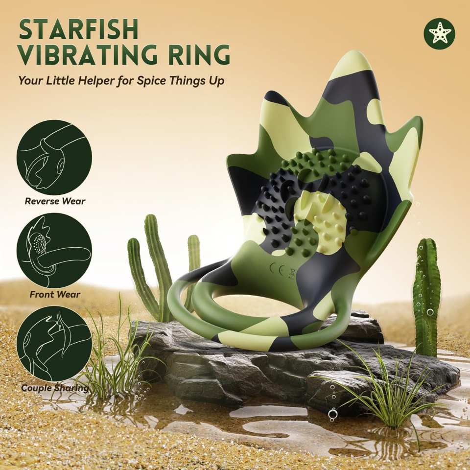 STARFISH | Stimulateur de testicules avec fonction vibration