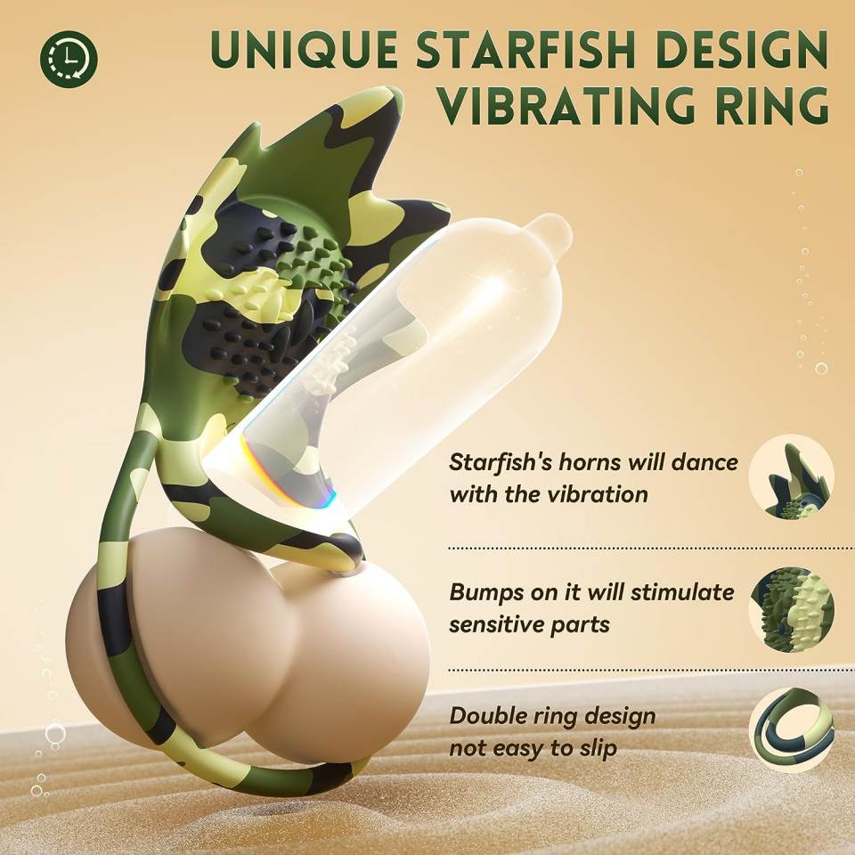 STARFISH | Stimulateur de testicules avec fonction vibration