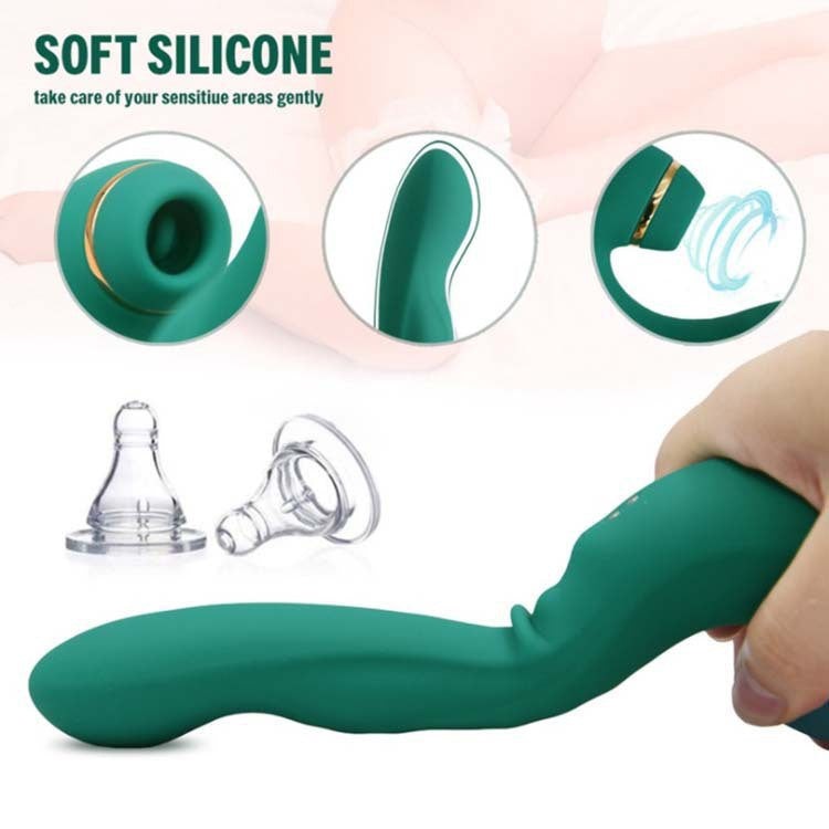 JuicyFig - Stimulateur clitoridien 3 en 1 à aspiration et vibration du point G