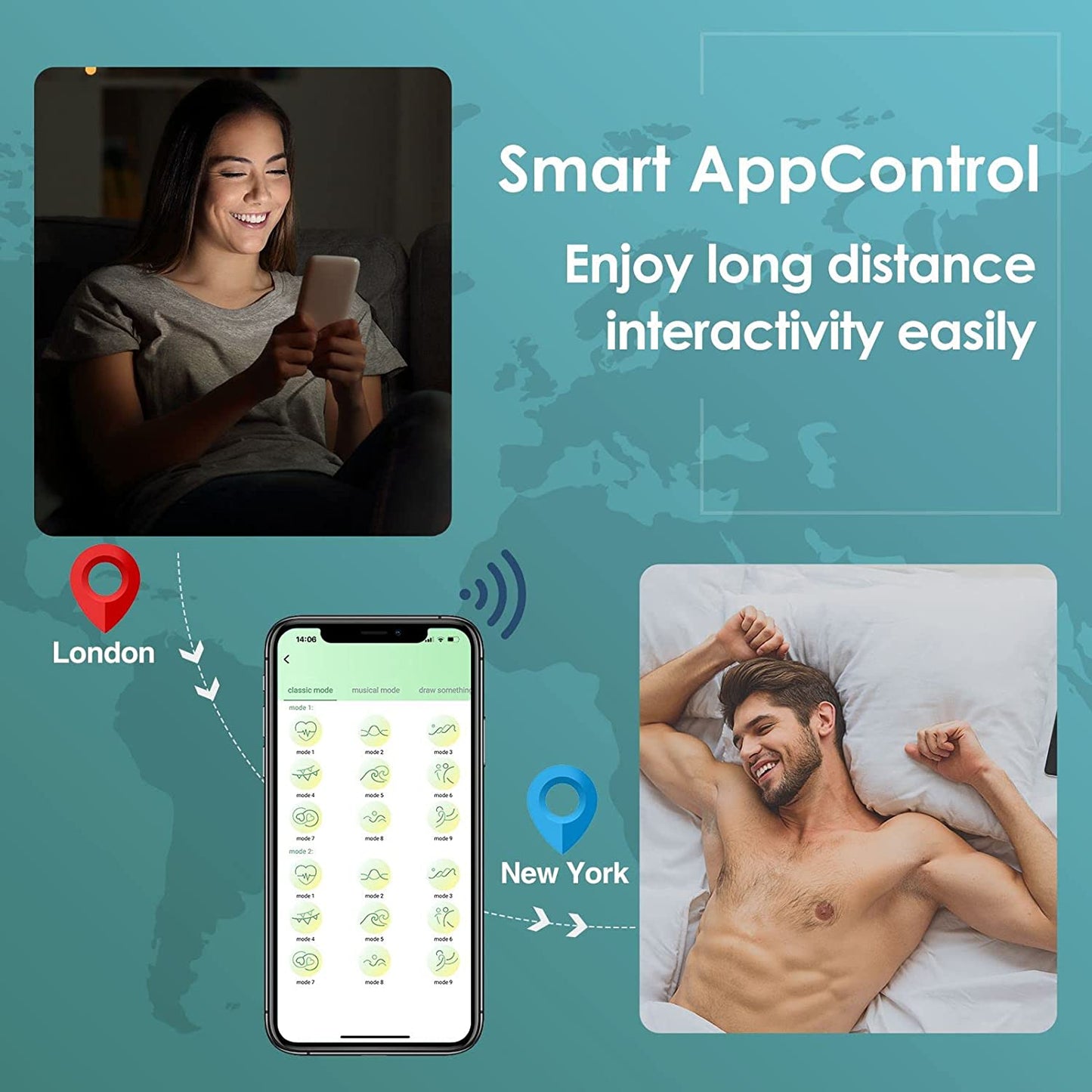 JuicyMelon | Vibromasseur d'entraînement pénien avec contrôle par application