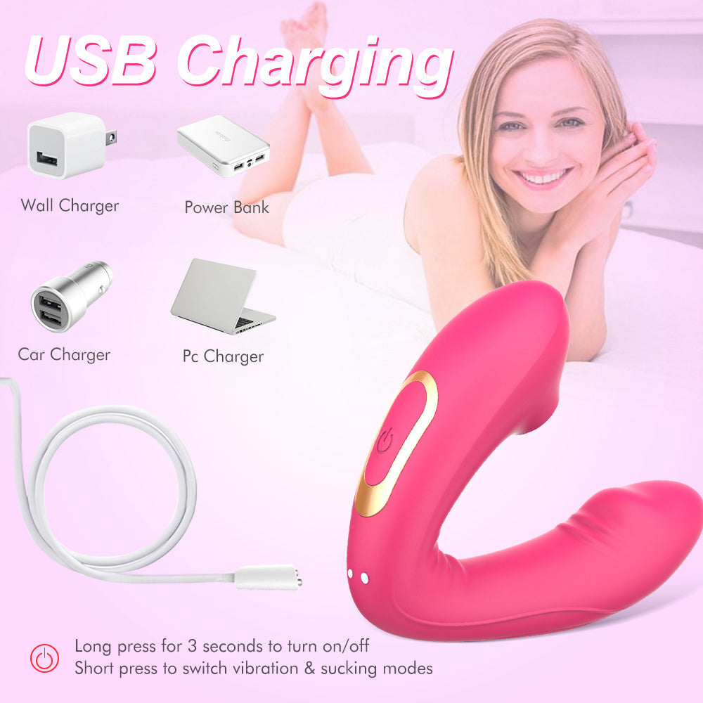 Pulse | Vibromasseur clitoridien pliable et portable à succion et vibration pour point G