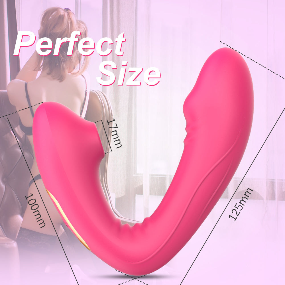 Pulse | Vibromasseur clitoridien pliable et portable à succion et vibration pour point G