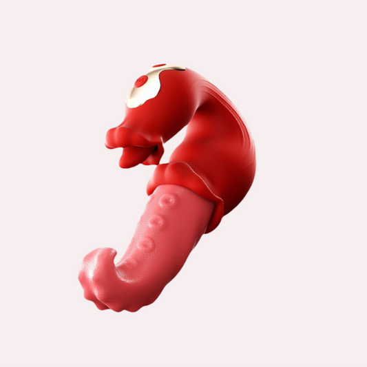 Octopus - Vibromasseurs à poussée, stimulateur de clitoris pour le point G 