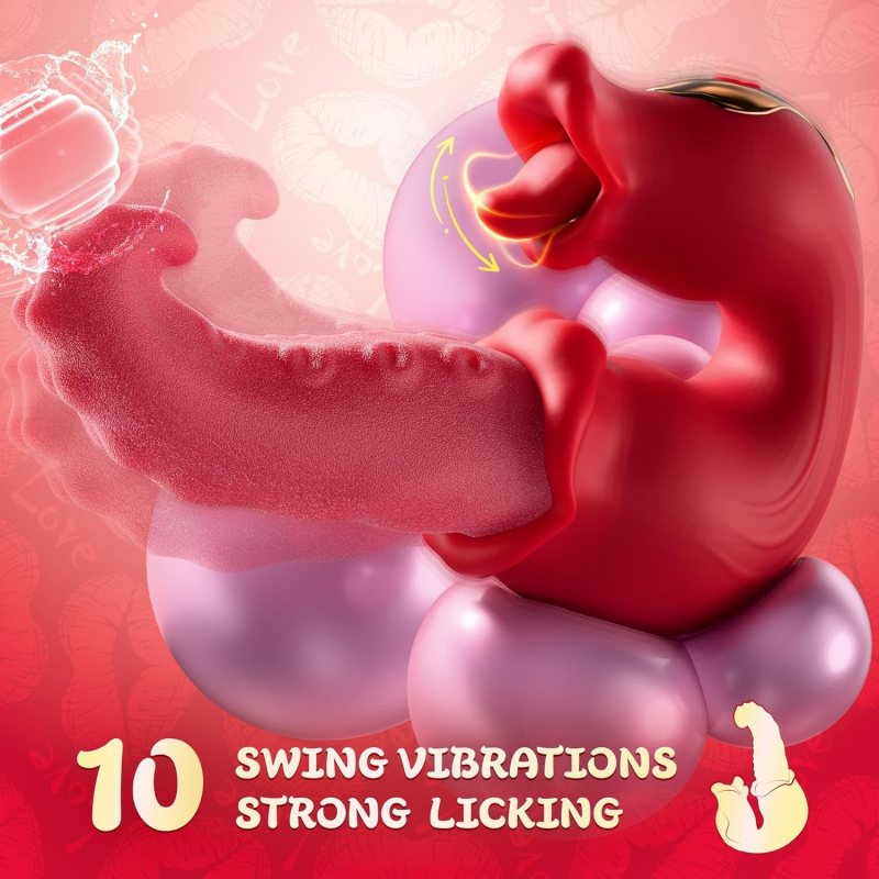 Octopus - Vibromasseurs à poussée, stimulateur de clitoris pour le point G 