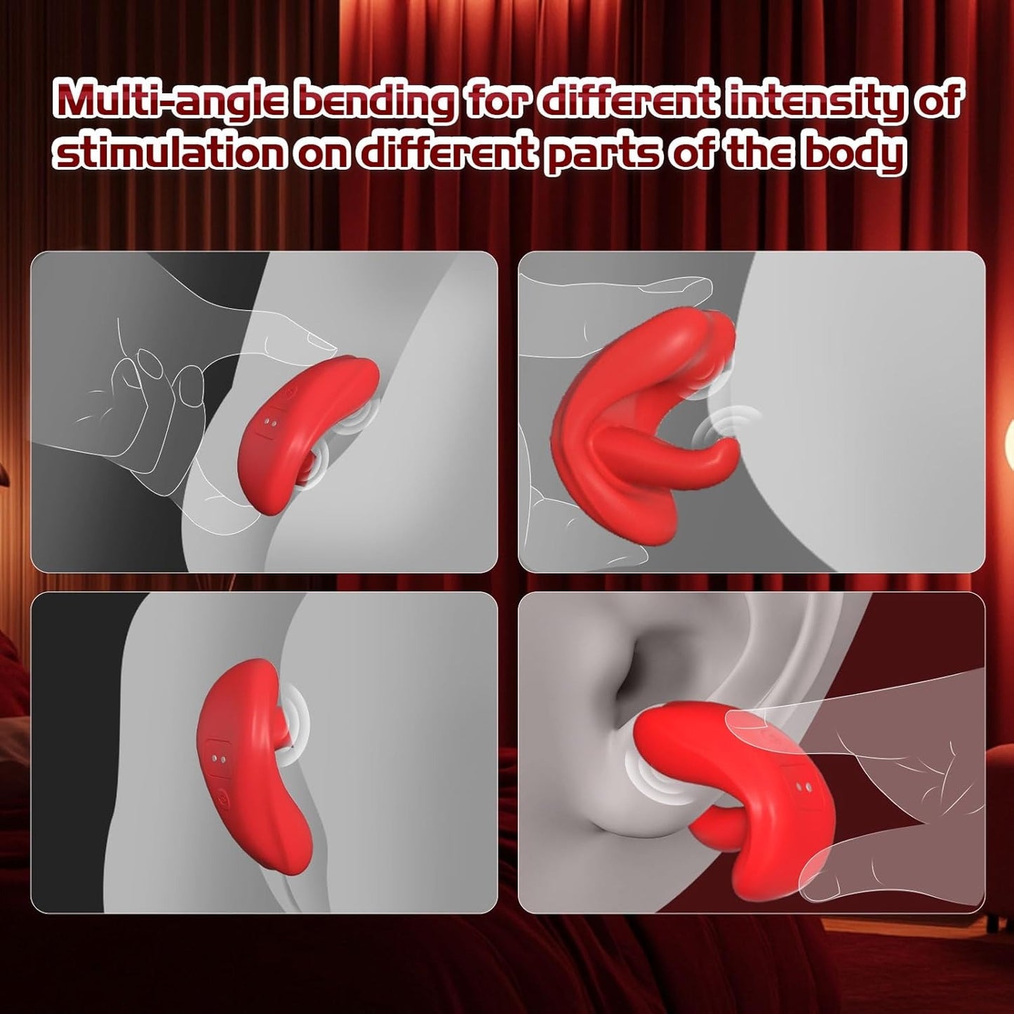 Twinkle - Vibromasseur oral pour culotte et langue Stimulateur clitoridien et vaginal 