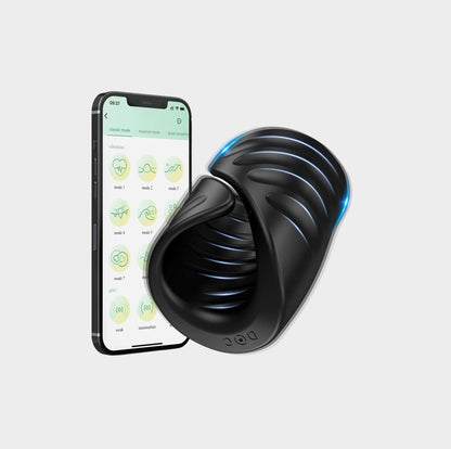JuicyMelon | Vibromasseur d'entraînement pénien avec contrôle par application