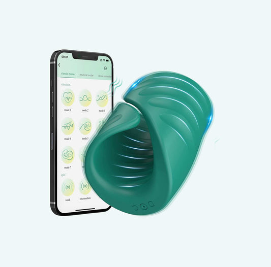 JuicyMelon | Vibromasseur d'entraînement pénien avec contrôle par application