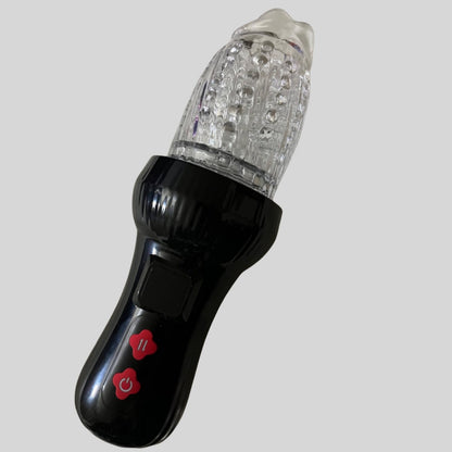 Fling | Male Rose Pro Masturbateur masculin 2 en 1 amélioré, à poussée et rotation