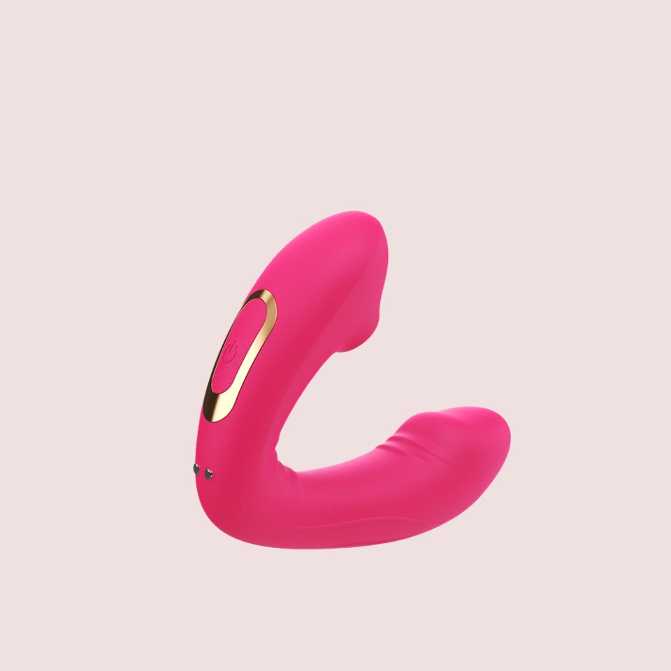 Pulse | Vibromasseur clitoridien pliable et portable à succion et vibration pour point G 