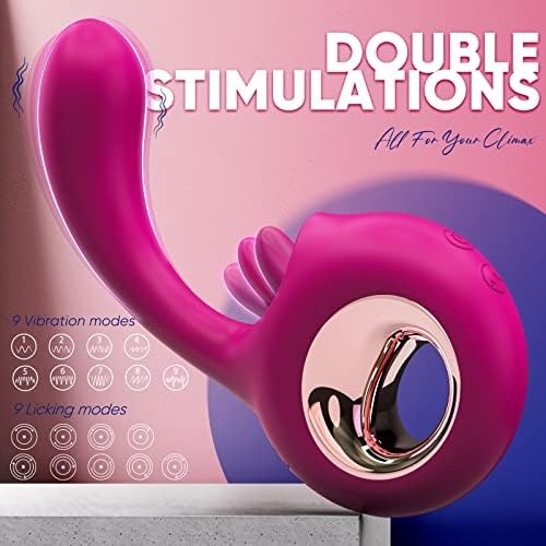 Vixen - Vibromasseur gode pour point G et stimulateur de léchage de langue