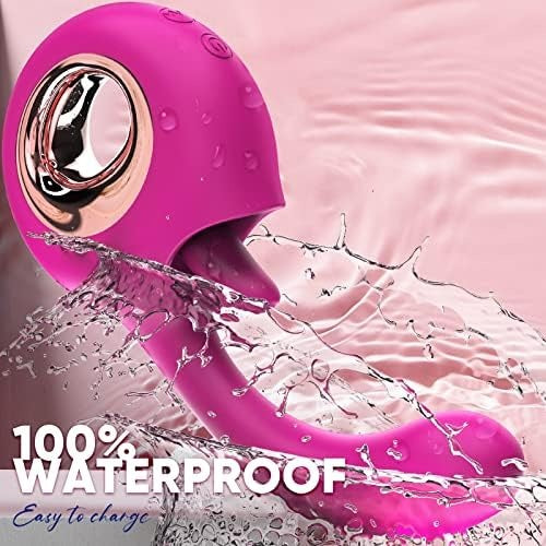Vixen - Vibromasseur gode pour point G et stimulateur de léchage de langue