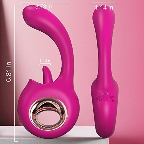 Vixen - Vibromasseur gode pour point G et stimulateur de léchage de langue
