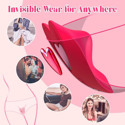Vibromasseur portable pour couple avec application HeartBeat et télécommande 