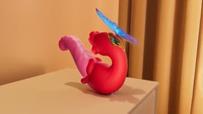 Octopus - Vibromasseurs à poussée, stimulateur de clitoris pour le point G 