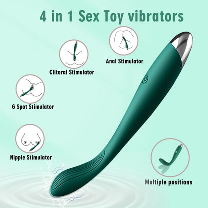 Vibromasseur clitoridien et point G SpoonMe, stimulateur de mamelons et de doigts