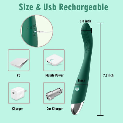 Vibromasseur clitoridien et point G SpoonMe, stimulateur de mamelons et de doigts