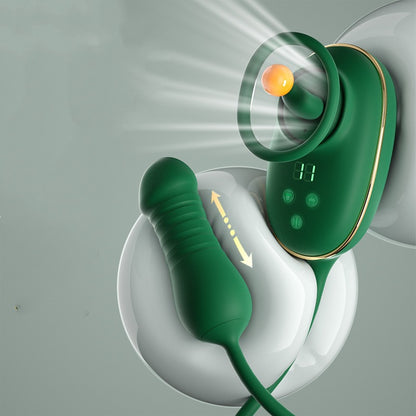 Opula - Vibromasseur suceur de clitoris et de langue avec stimulateur de poussée 
