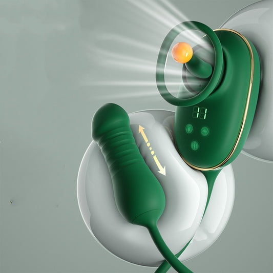 Opula - Vibromasseur suceur de clitoris et de langue avec stimulateur de poussée 