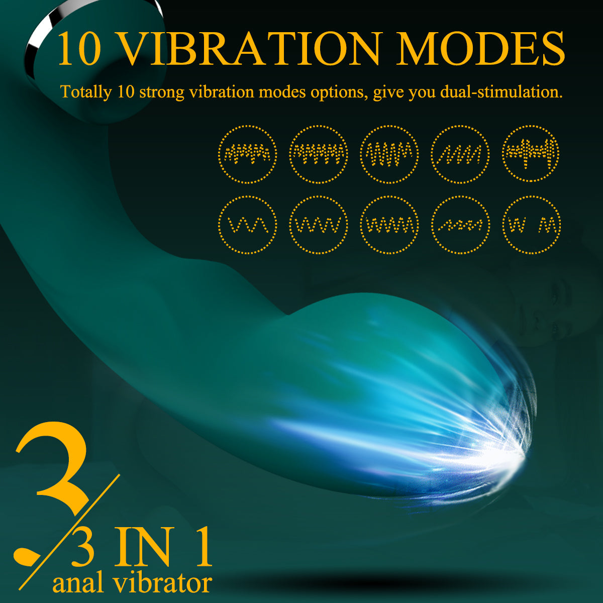 JuicyFig - Stimulateur clitoridien 3 en 1 à aspiration et vibration du point G