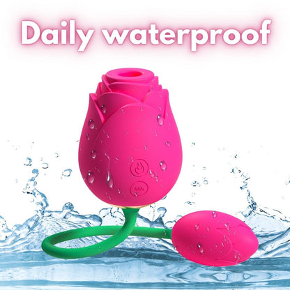 FairyRose | Vibromasseur suceur rose super silencieux avec œuf 