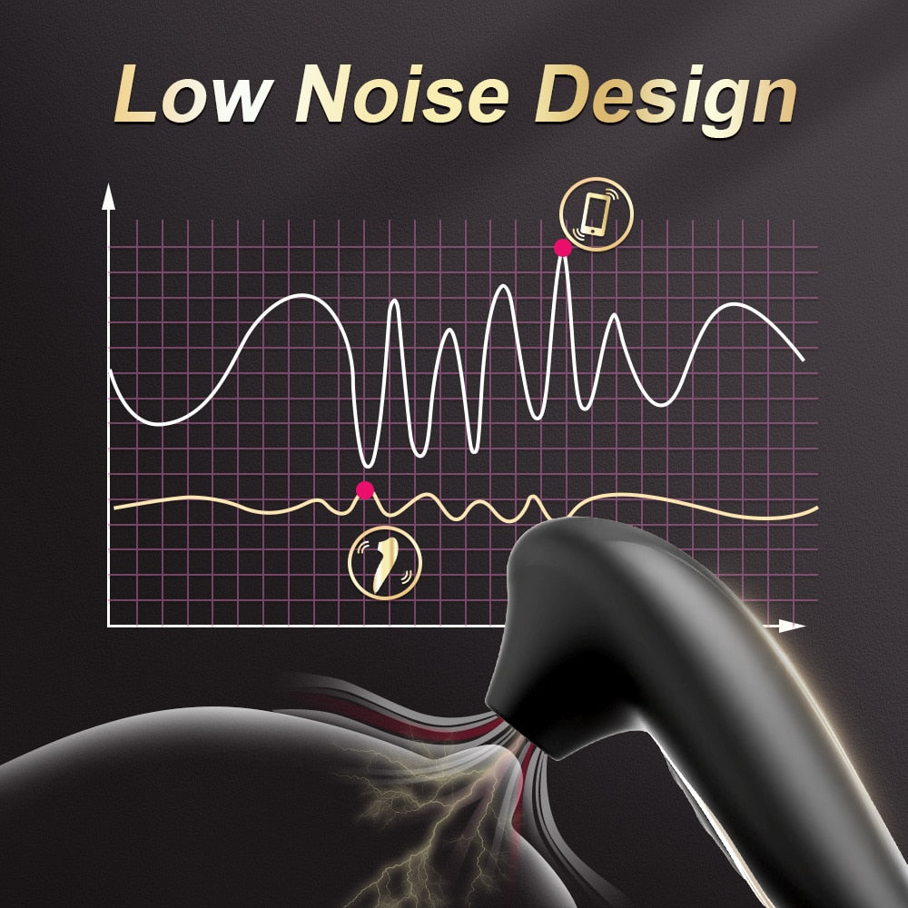 BlowingDolphin - Vibromasseur clitoridien à succion, stimulateur buccal à aspiration 