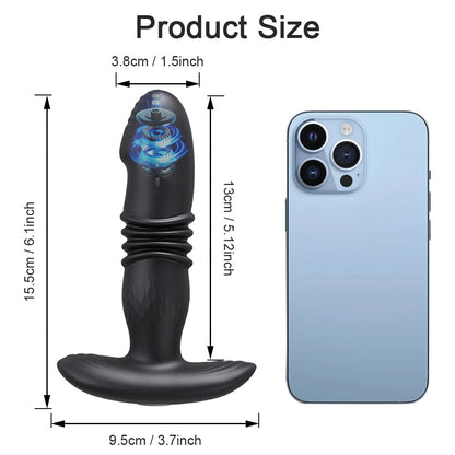 PuppyPassion - Vibromasseur anal avec plug anal et application 