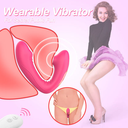 Pulse | Vibromasseur clitoridien pliable et portable à succion et vibration pour point G 