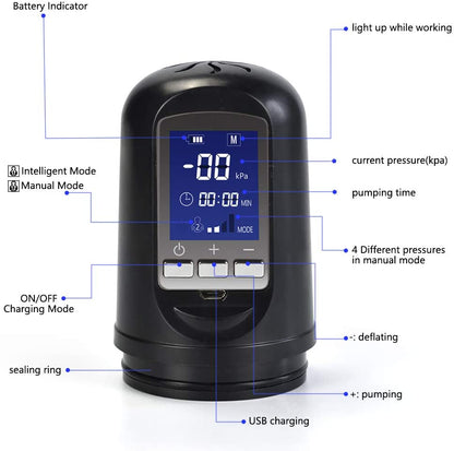 Slinky | Appareil d'agrandissement automatique du pénis avec écran LCD